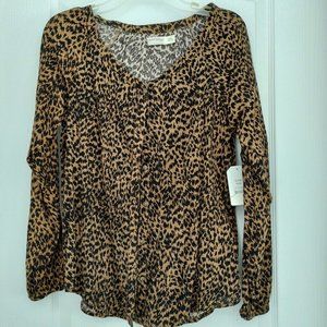 Leopard print blouse